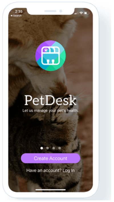 PetDesk App mobile